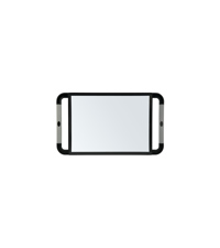 Frizersko ogledalo - kvadratno črno