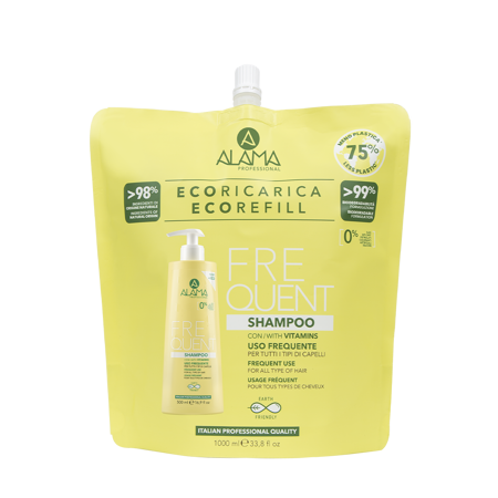 Alama šampon za vse tipe las z vitamini Frequent refil